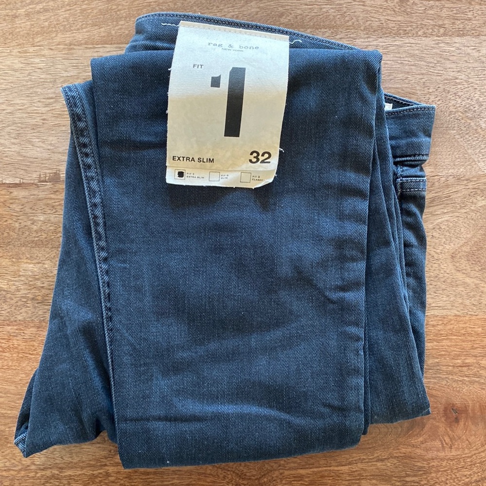 Rag and Bone Fit 1 Extra Slim Size 32